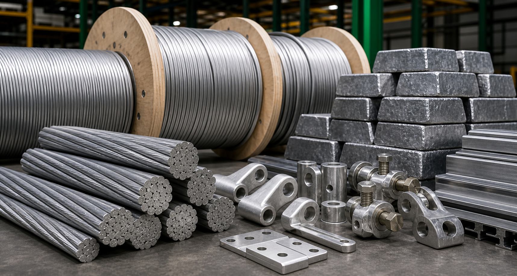 Ancillaries and aluminium industrial components